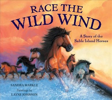 Race the wild wind : a story of the Sable Island horses / Sandra Markle ; paintings by by Layne Johnson.